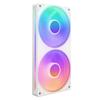 NZXT F240 RGB Core White с 2 вентиляторами 240-мм однокорпусной RGB-вентилятор RF-U24HF-W1 FN2263