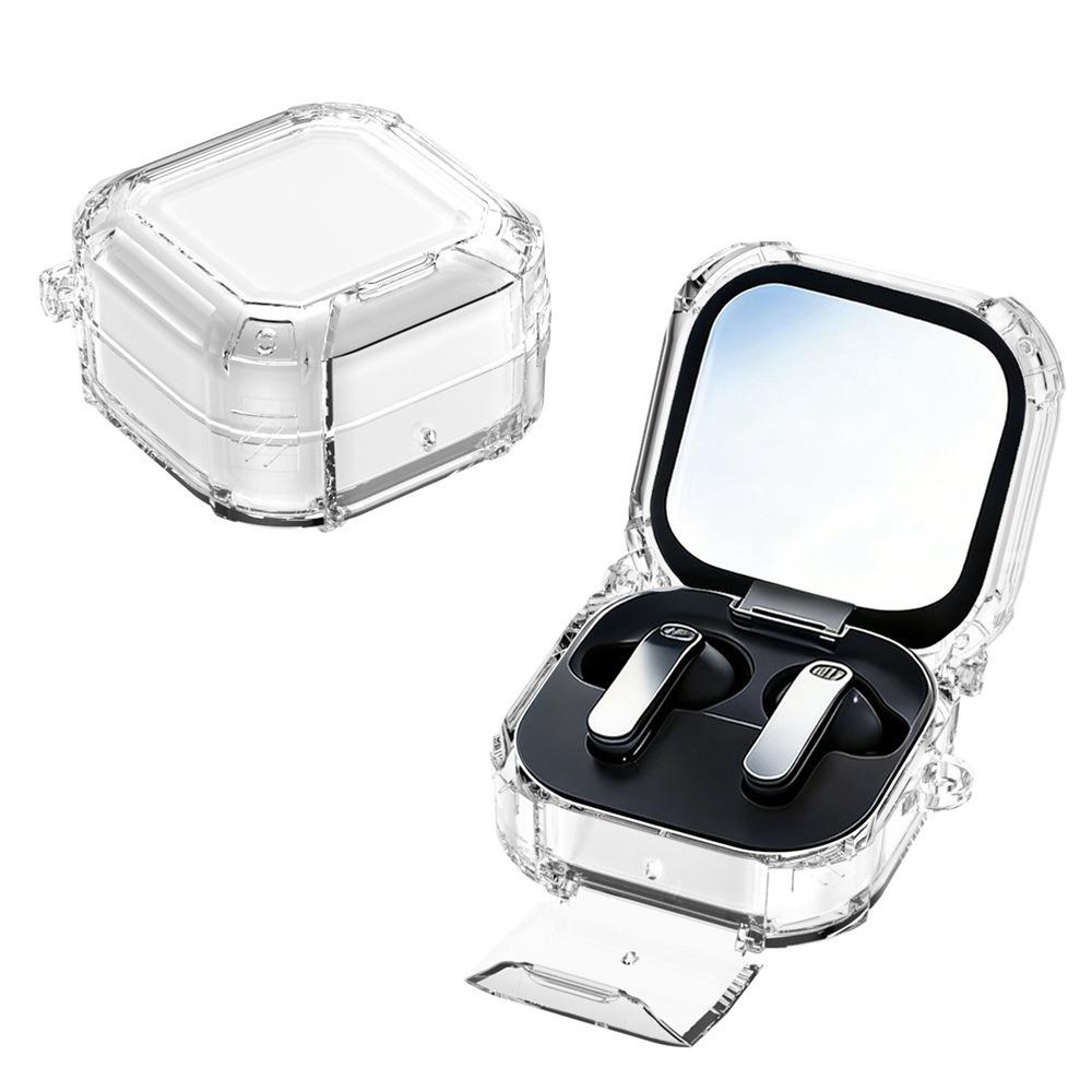 with Phone Stand Protective Case Transparent Earbuds Cover for Samsung Galaxy Buds4/4pro Travel
