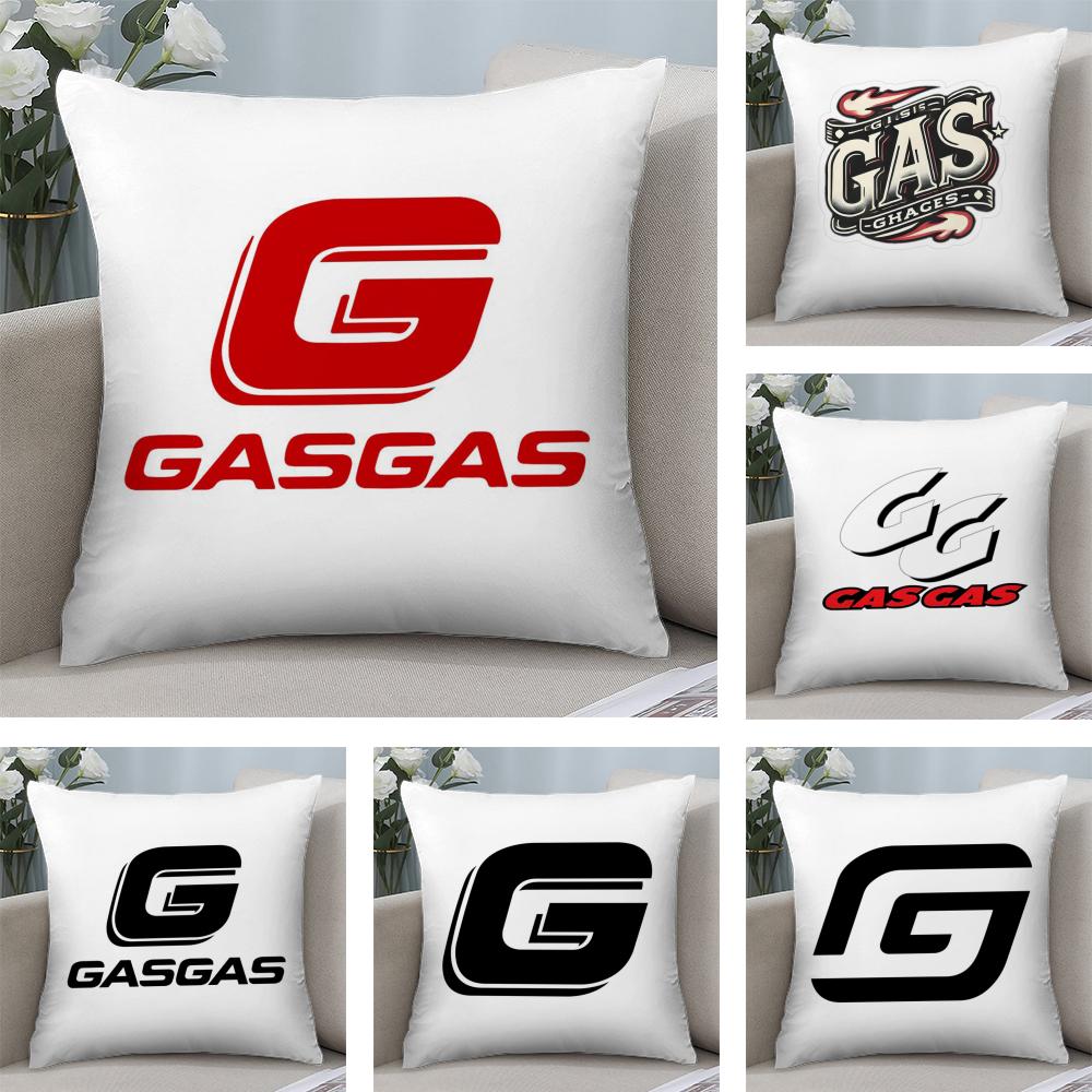 Чехол на подушку для мотоцикла GGasGas Мягкая плюшевая ткань Двусторонний печатный чехол на диванную подушку для всех сезонов Домашний декор Подарок