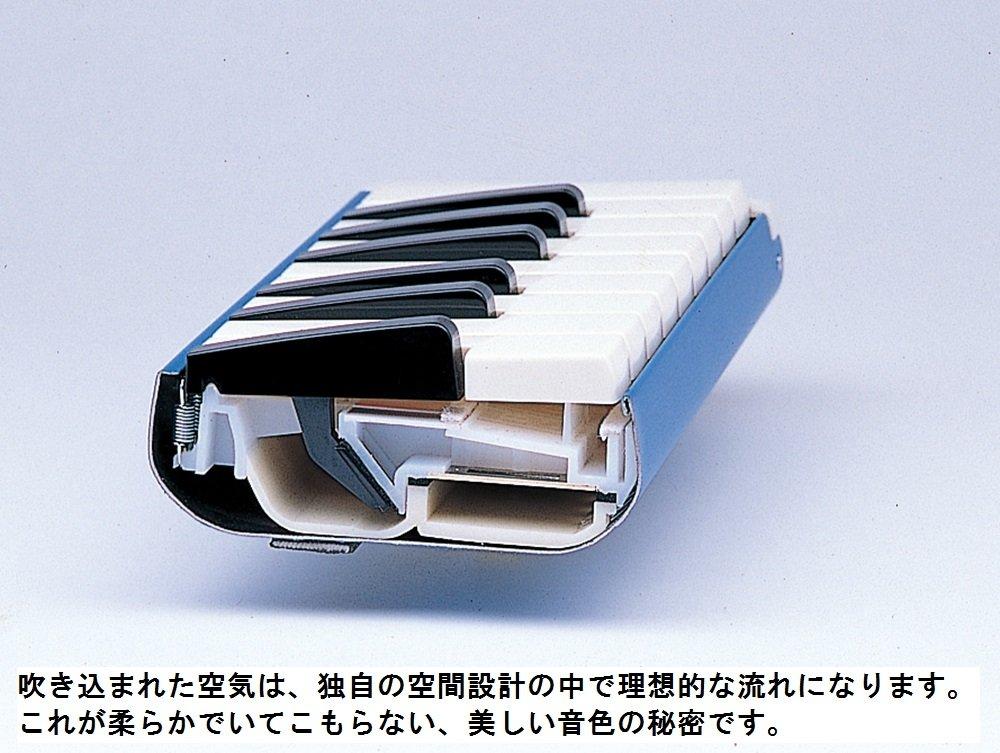 Suzuki Клавиатурная губная гармошка Melodion Alto 32 клавиши Сделано в Японии Прекрасно звучащая модель с металлическим корпусом Твердый футляр M-32C