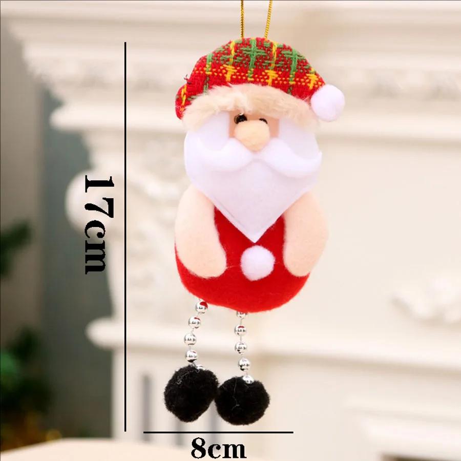 16pcs Christmas Decoration Items Elderly Small Pendant Christmas Tree Accessories Available In Three Types