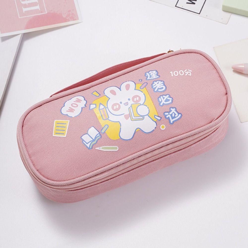 Портативный пенал многослойный пенал многофункциональный мультяшный пенал для студентов