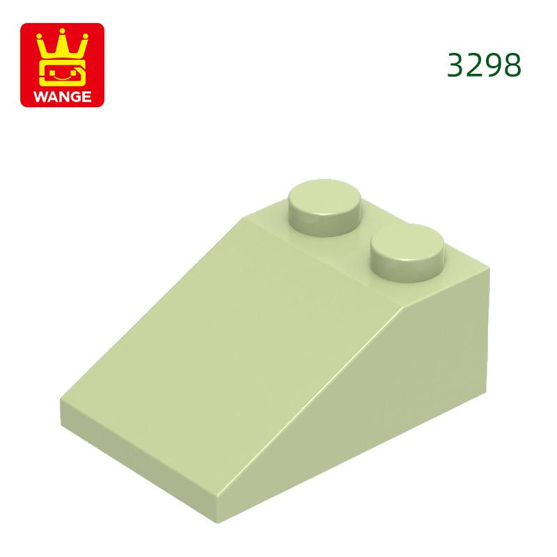 Нетоксичные 75 шт./лот 3298 2x3 Наклонные Строительные Блоки Moc Diy Аксессуары Совместимые с Кирпичами Детские Игрушки Подарочная Коробка