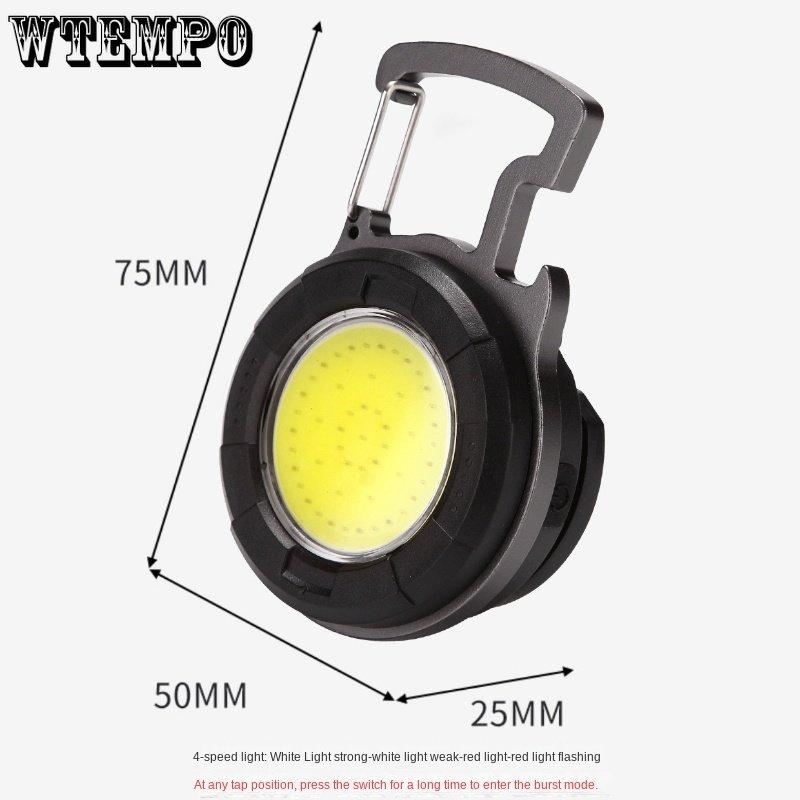 Мини-фонарик с брелоком, походный фонарь с пряжкой, портативный рабочий фонарь с зажимом для кепки, мощный фонарь для кемпинга