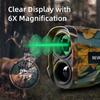 REVASRI Mini Hunting Rangefinder 1000yds Camo Range Finder Multi Functional High-Precision Rangefinder for Outdoor Wild Hunting