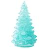 Elegant Holiday Decor Resin Christmas Tree Figurine, Crystal Desktop Ornament, Ornament Miniature Decoration for Home Office, Gift Party Centerpiece