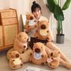 Cute Capybara Plush Toy Stuffed Animal Doll Kawaii Capybara Toy for Children Birthday Gifts Plush Kapibara Doll
