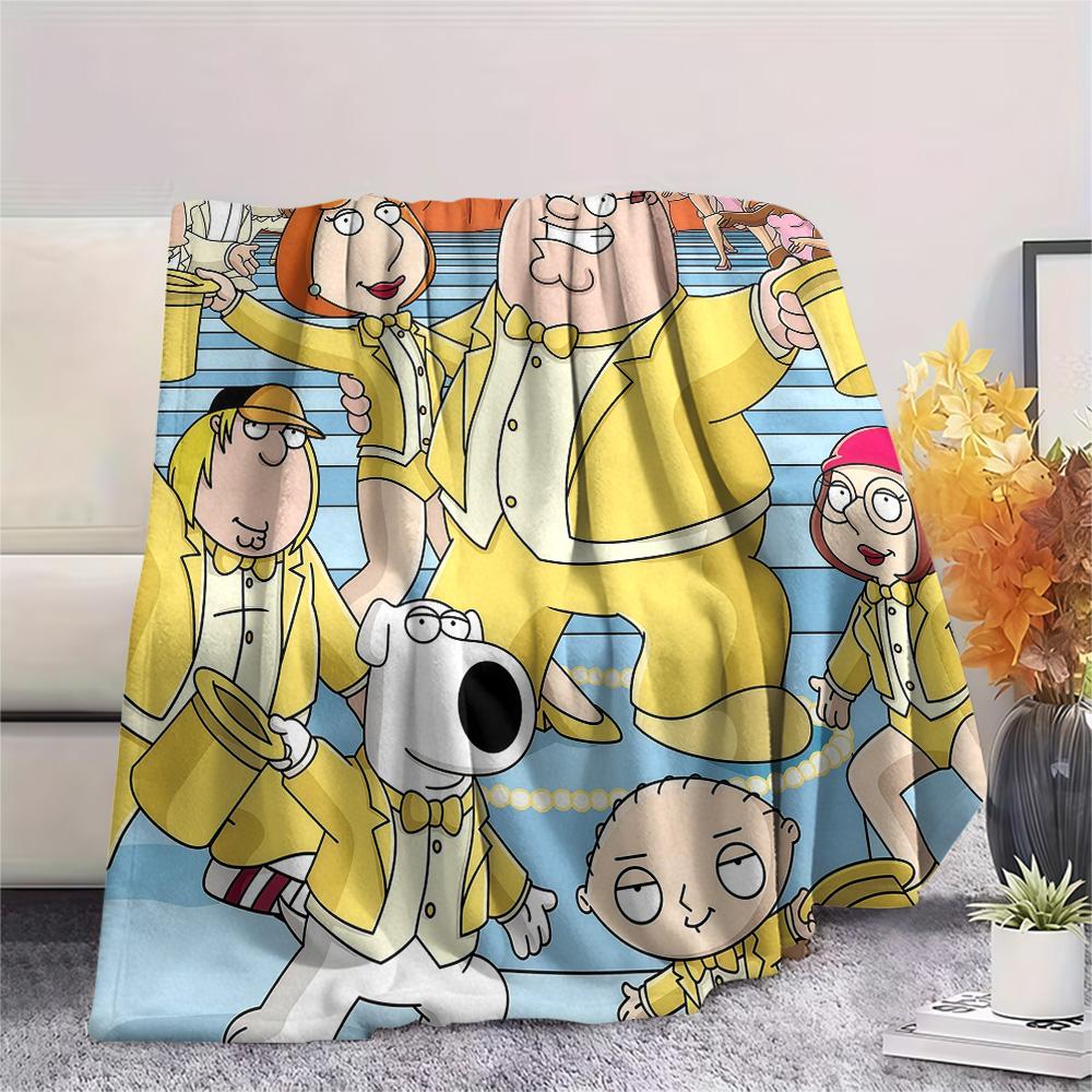 Family Guy2 Flannel Blanket, High quality Comfortable for All Seasons, Home Decor, Warmth and Comfort
