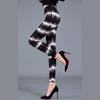Женские узкие леггинсы, полосатые узкие брюки