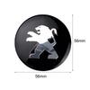 2026 Hot Car Sticker 56mm Car Tire Wheel Center Hub Caps Decor Sticker Outo Emblem Car-styling For Peugeot 208 2012~2018 308 201