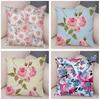 Rose Red Flower Pillowcase Decorative Bird Flower Plant Pillowcase Cushion Sofa Home Car
