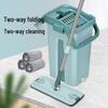 Hands-Free Flat Mop: Dual-Use Scratch-Off Design for Easy, Efficient Cleaning with Bucket.