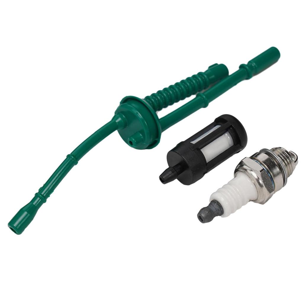 1 комплект топливный шланг трубка металлический триммер части фильтр пластиковые аксессуары топливный шланг трубка высокое качество совершенно новый