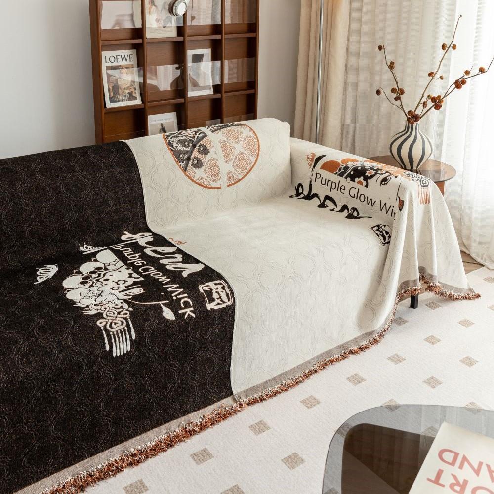 Ощущение прохлады Гостиная Диван Коврик Пледы Пекинская опера Кемпинг Пикник Одеяло Чехол Диван Чехол