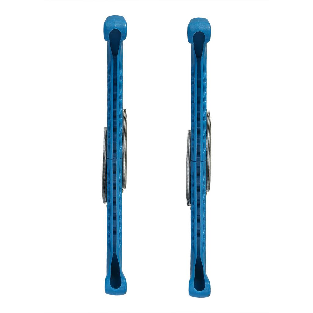 1 пара пластиковых протекторов для лезвий коньков с регулируемой пружиной (синий)