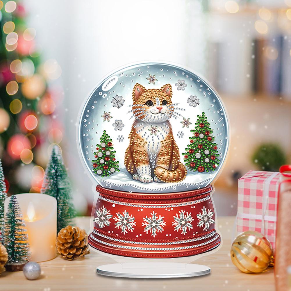 Наборы для алмазной живописи 2D с плоской печатью, сделай сам, настольные, с бриллиантами, наборы для украшений, набор для настольных украшений для дома, офиса, настольного декора