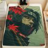 Itachi Uchiha Travel Friendly Flannel Blanket, Warm Printed Blanket for Home Bedroom, Sofa, Bed and Picnic Gathering.-TING