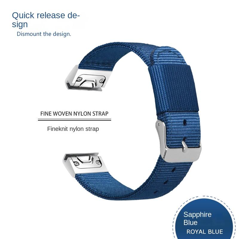 26 22 20 мм нейлоновый ремешок для часов с быстросъемным креплением для Garmin Fenix 7X 7 6 6X Pro 5 5X/5XPlus 3 HR Часы холщовый ремешок Браслет на запястье