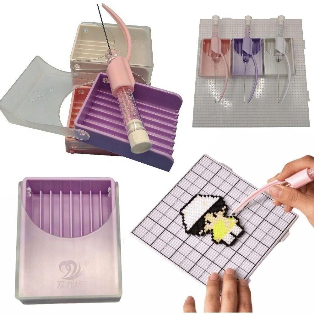 5mm Clips Pen DIY Collage Beans Needle Fuse Beads Picking Tray Kit Hama Beads Toy