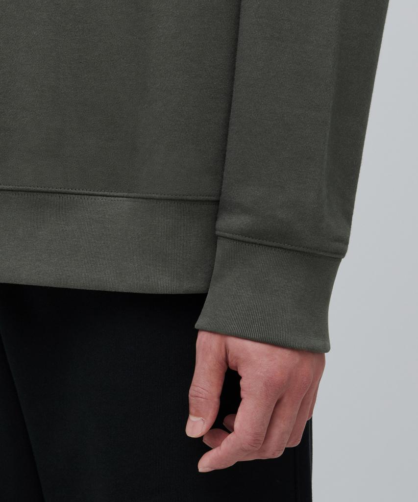 MUSINSA STANDARD Heavyweight Oversized Sweatshirt [Dusty Khaki]