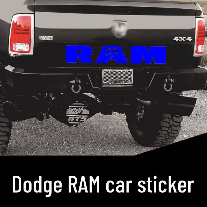 Эмблема задней двери Dodge RAM 1500/2500/3500 - Большая наклейка на заднюю часть автомобиля