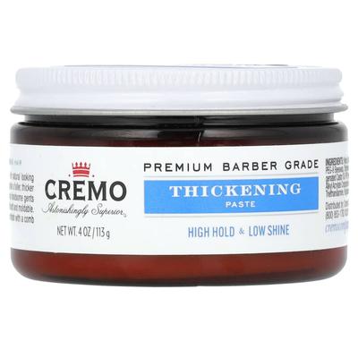 Cremo, паста для укрепления волос, сильная фиксация и слабый блеск, 4 унции (113 г)