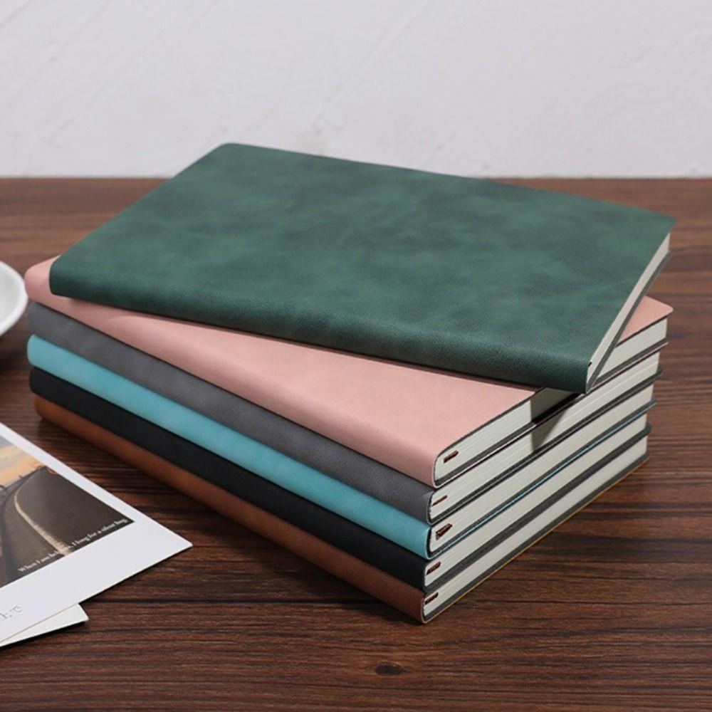 120Pages Note Pad Soft Leather Hand Account Book High Quality Diary Book  School Office