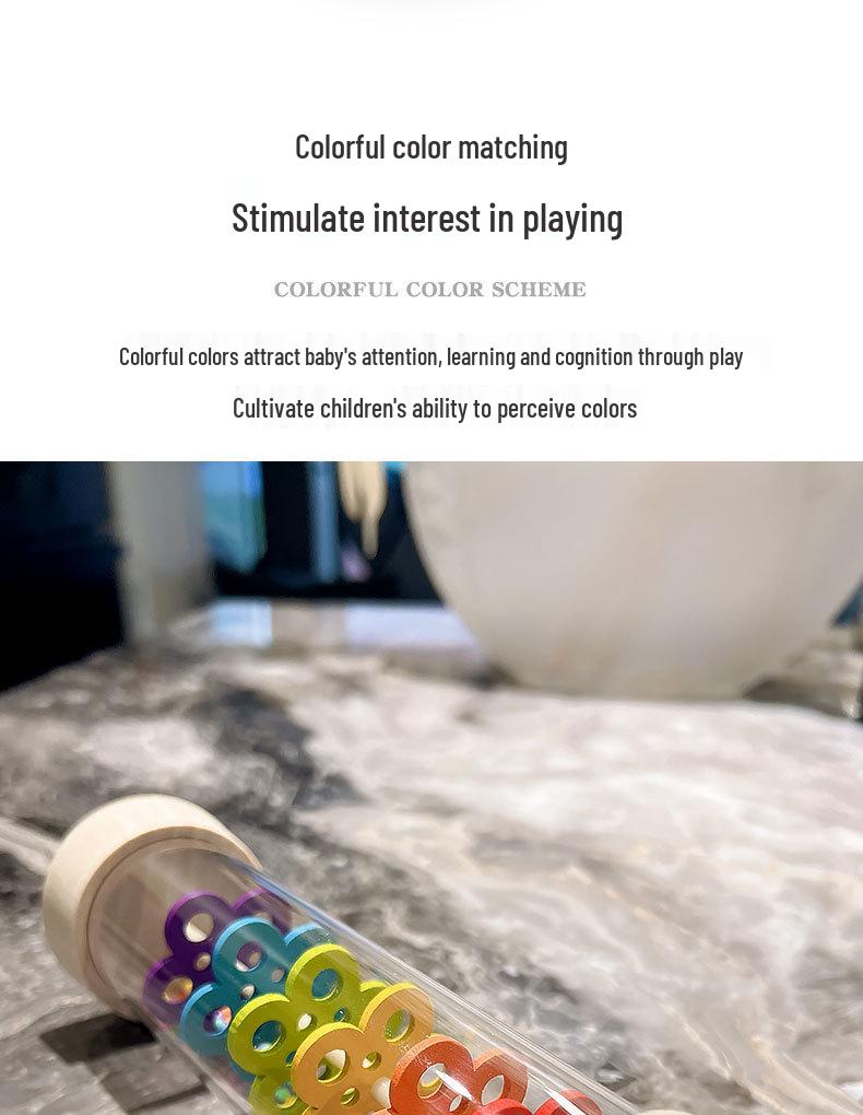 Деревянная дождевая палка для детской музыки и развития координации Монтессори игрушка