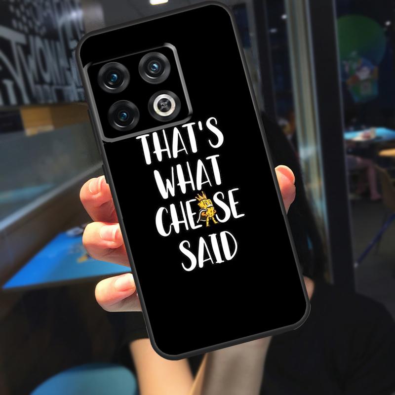 Майкл Скотт That’s What She Said Чехол Для OnePlus 10T 8T 9RT 12 13 13R 11 9 10 Pro OnePlus Nord 4 CE 2 3 Lite N20 N30 Чехол