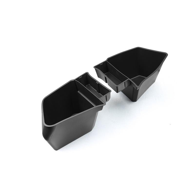 Бокс для хранения с крышкой, боковой для багажника, для Tesla Model Y Juniper 2025, TPE, водонепроницаемый, органайзер для багажника, ящик для хранения, детали интерьера автомобиля