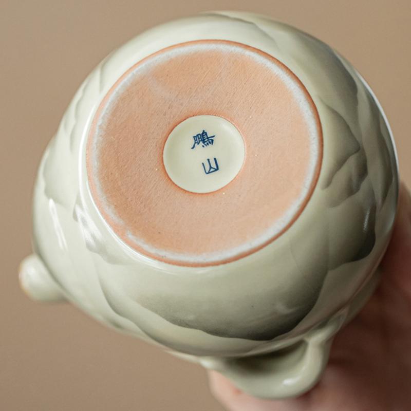 200 мл Ru Kiln Treasure Bottle чайник японский горный цветок ручной чайник для заваривания чая принадлежности для чайной церемонии подарок