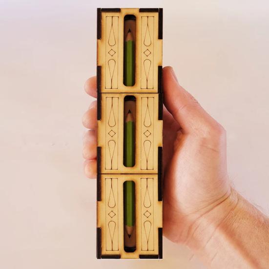 Деревянная игрушка для фокусов, винтажная игрушка-головоломка для фокусов, портативный набор реквизита для фокусов, подарок для детей и взрослых, любителей головоломок