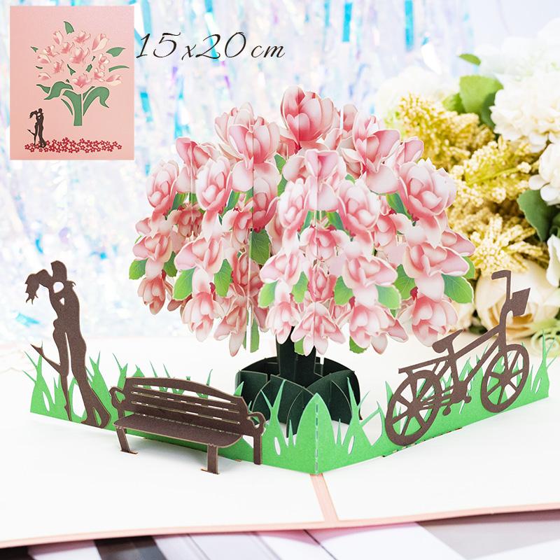 3D Pop Up Love Card For Wife And Girlfriend Gift For Valentines Day Anniversary Wedding Invitation Greeting Thank You Cards