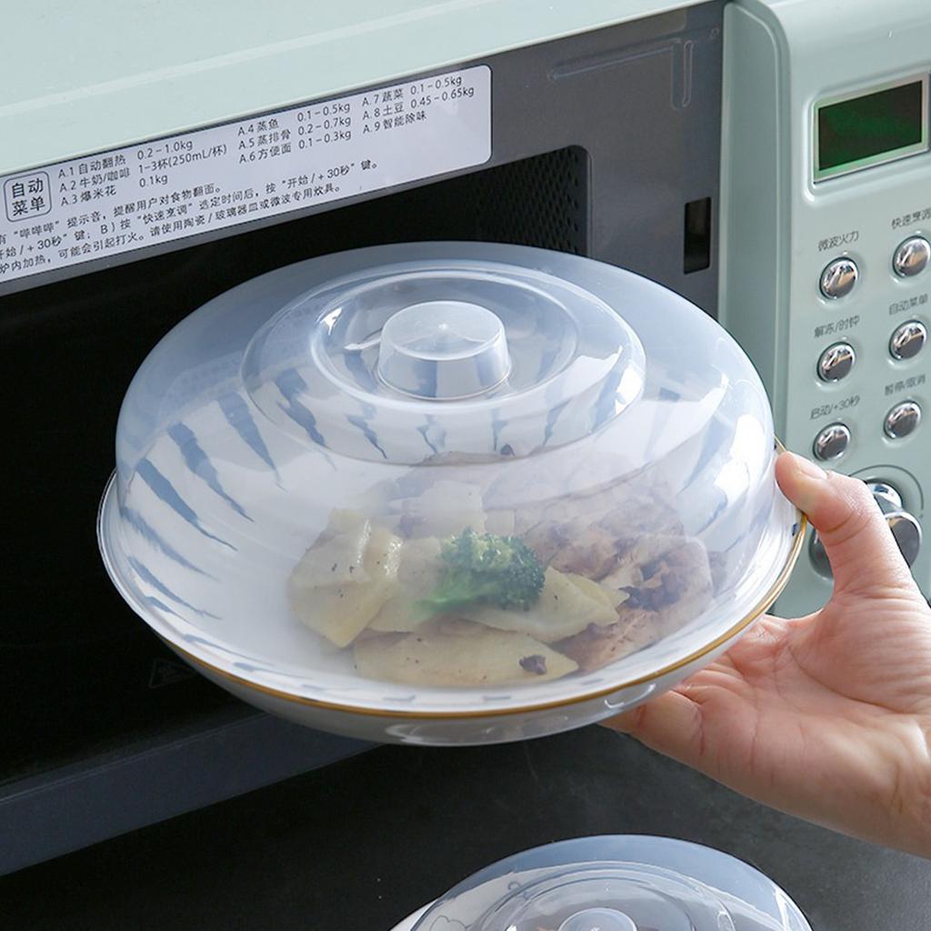 Крышка для нагрева микроволновой печи, прозрачная, многофункциональная, портативная, для защиты от брызг в микроволновой печи, для кухни, большая
