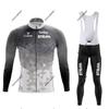 Long Sleeve Cycling Jersey Set Quick Dry Performance Bike Road Team Wear