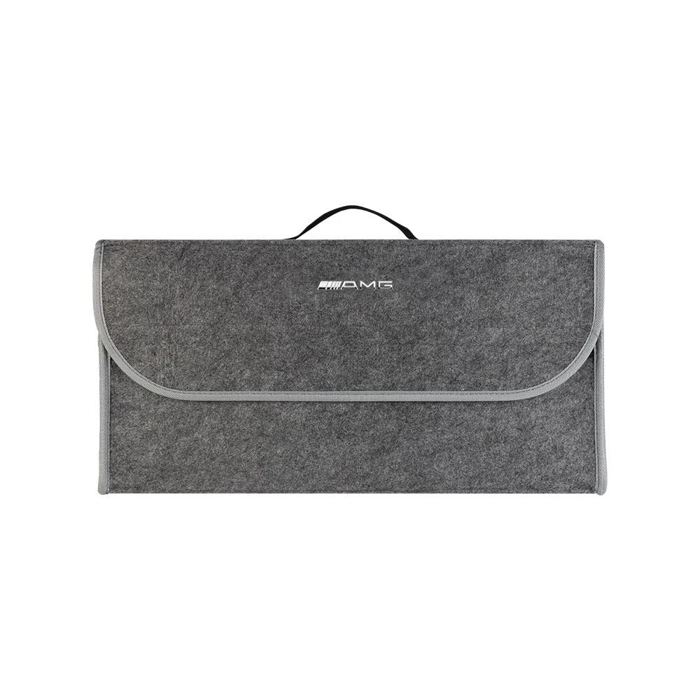 TUON5 Car Soft Felt Storage Bag Organizer Cars Foldable Trunk Bag Car Stickers For Mercedes Benz C200 C230 C240 C250 C280 C300 C320