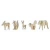 Winter Animals Wooden Model 10.5cm 5 Pieces