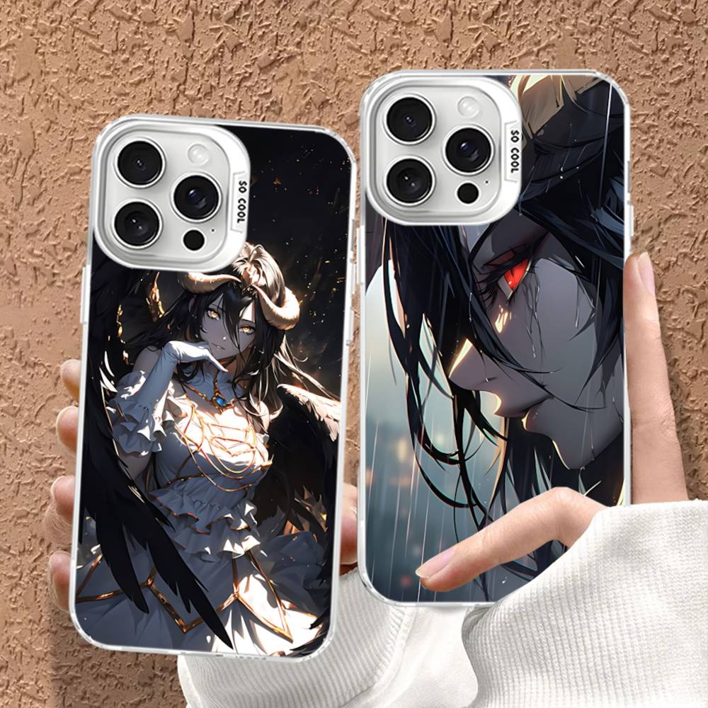 Мультяшный Аниме A-AlbedoS Чехол для Телефона Для IPhone 16 15 14 13 12 11 17 Pro MAX Plus Pro Матовый Ударопрочный Чехол
