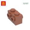 Нетоксичный 108 шт./лот 52107 Отверстие 2 отверстия Блок Moc Цветные Аксессуары Совместимые с Кирпичом DIY Детская Образовательная Игрушка Конструктор