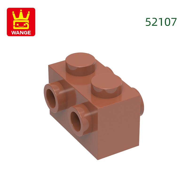 Нетоксичный 108 шт./лот 52107 Отверстие 2 отверстия Блок Moc Цветные Аксессуары Совместимые с Кирпичом DIY Детская Образовательная Игрушка Конструктор