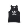 Originals Trefoil Logo Print Crewneck Tank Top International Edition Men Tops Black DV1509