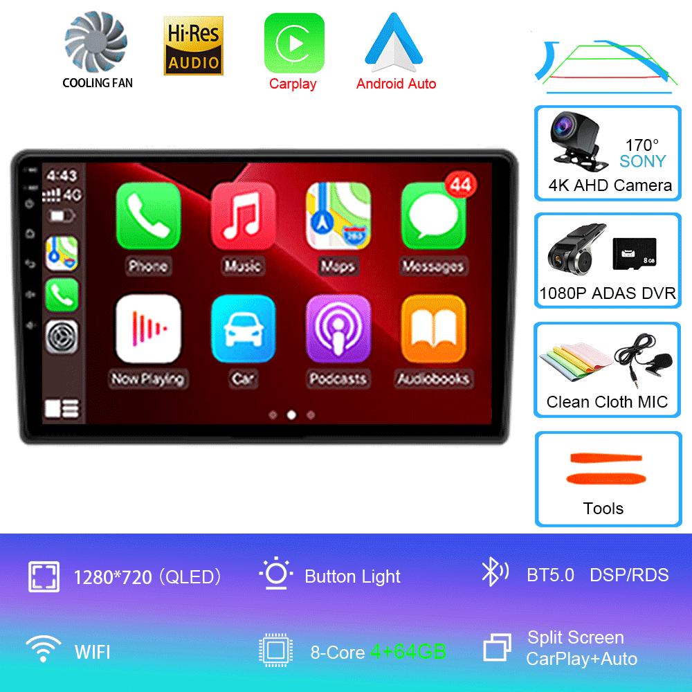 Для Volkswagen VW Golf 4 IV Jetta MK4 Classics Car Radio Android 14 Multimedia Player Carplay GPS Android Auto Stereo DSP 2 Din