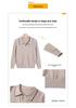 2023 Women's Knit Lapel T-Shirt for Middle-Aged & Elderly - Pure Color Sweater, Ideal for Young Moms, Autumn/Winter Base Layer