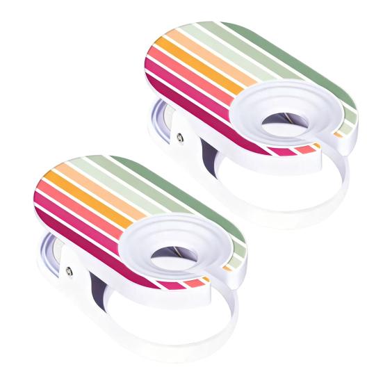 yangyizhi 2Pcs Sofa Cup Holder, Clip-on Drink Tray for Armrest, Multifunctional Floating Stand Couch Bed, Non Slip Beverage Holder Fits Most Cups