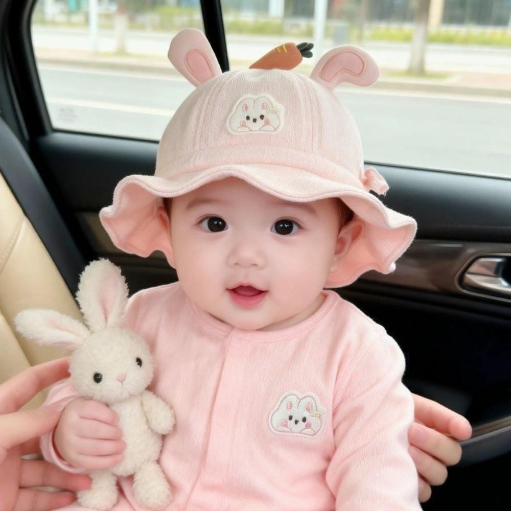 Cartoon Baby Hat Lightweight Sun Hat New Kids Fisherman Hat for Infants 3-12 Months