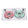 Blank Cassette Tape Reel to Reel Metal 50 Minutes Blank Recording Tape with Transparent Box for Music Recording