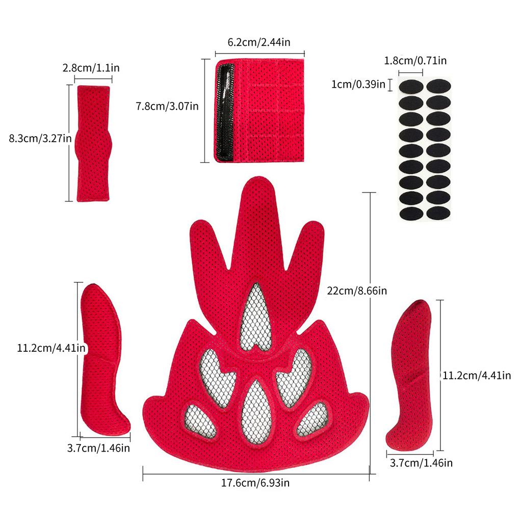 Внутренняя подкладка шлема Защитные пенопластовые подушечки Быстросохнущая пена с памятью Герметичная подкладка Губка Защита головы Подкладочные подушечки