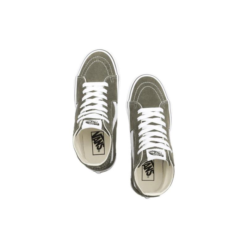 Vans SK8 Tapered unisex high-top skate shoes dark green VN0A4U160FI