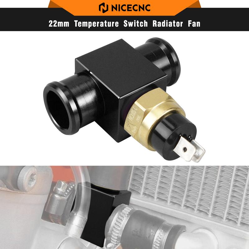 22mm Temperature Switch Radiator Fan For Honda CRF450R CRF250R CR125R CR250R CRF250L/M CRF250X CRF450X CRF250RX CRF450RX XR650L