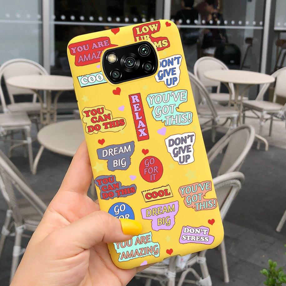 Чехол для Poco X3 Pro Силиконовый Мягкий Задняя крышка телефона Для Xiaomi Poco X3 NFC Популярные Fundas Для Xiomi Mi Poco X3 X 3 X3NFC X3Pro Coque